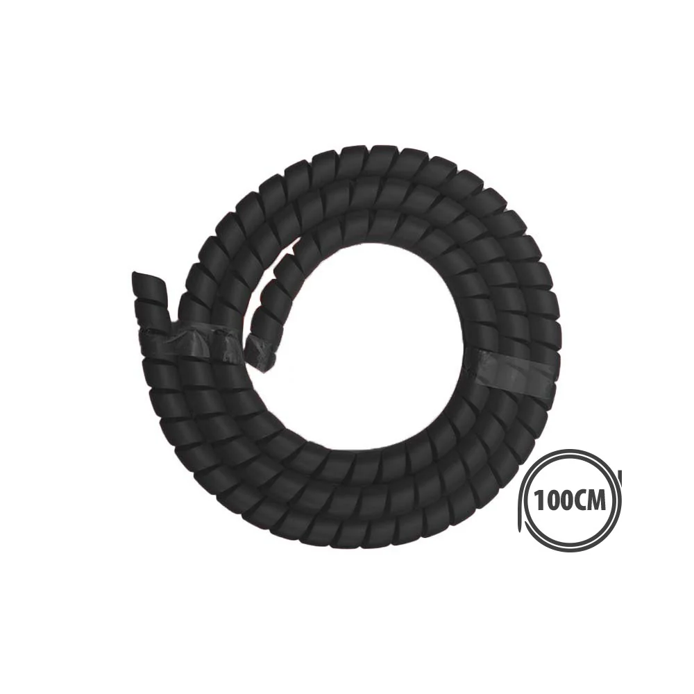 Funda protectora de cables negra