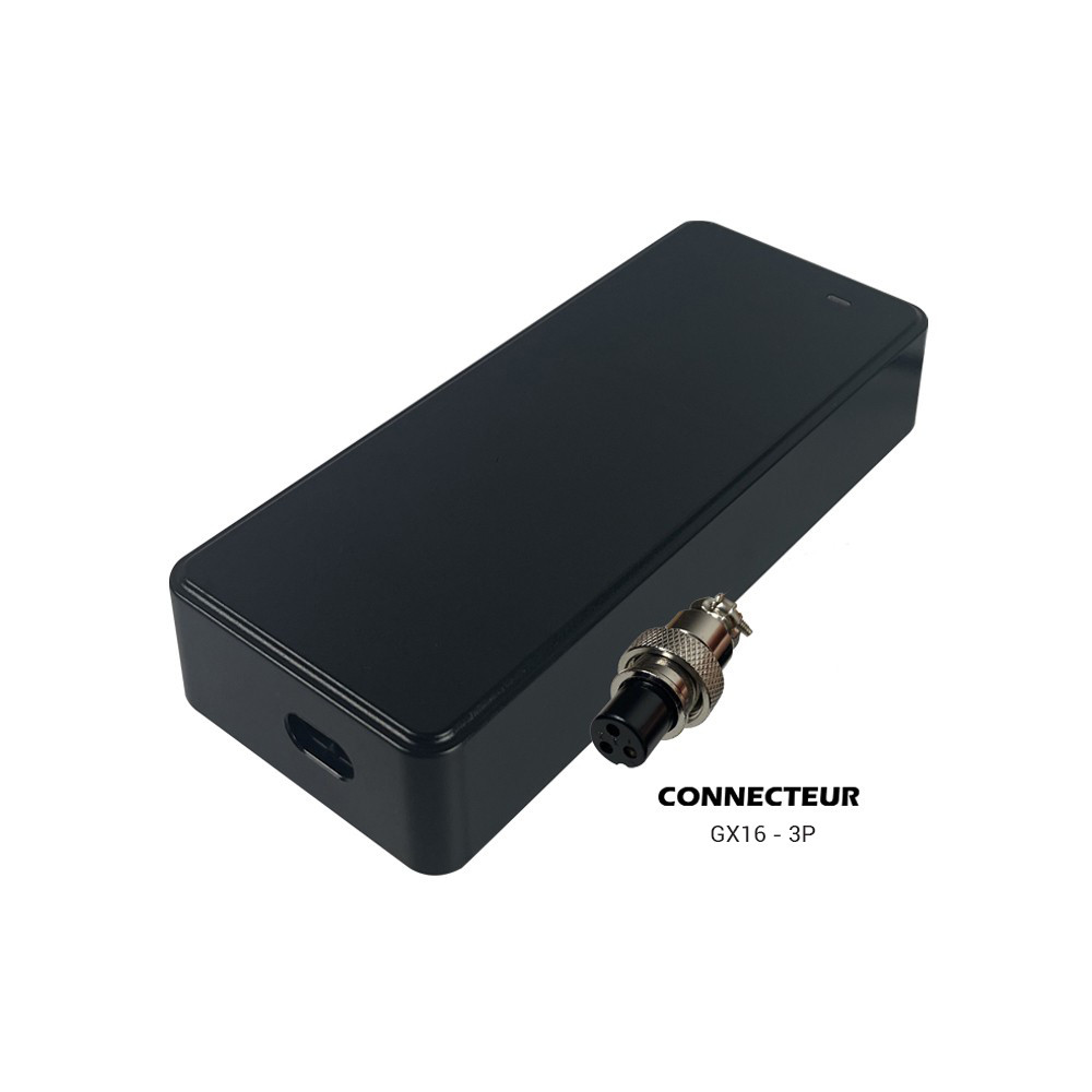 Cargador 52V ➡️ 58.8V / 2A (conector GX16-3p)