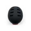 Casco scooter negro con LED