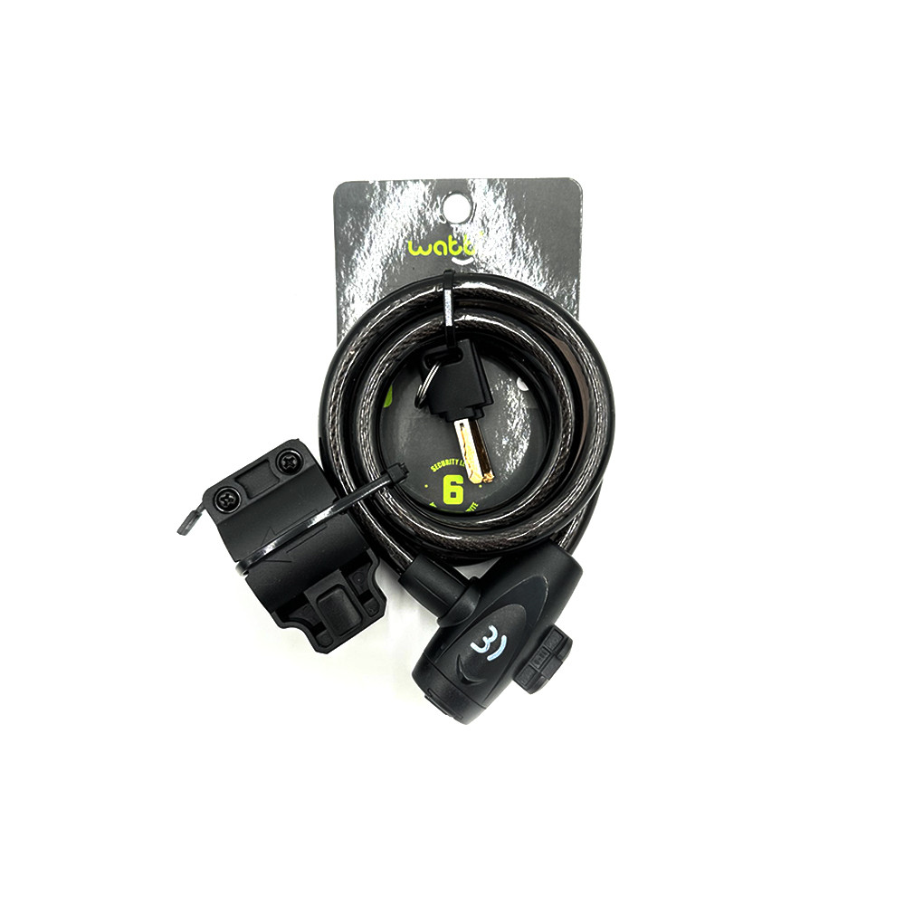 12mm diameter lock 1.2m long with keys + bracket