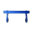 Blue dual handlebar extension