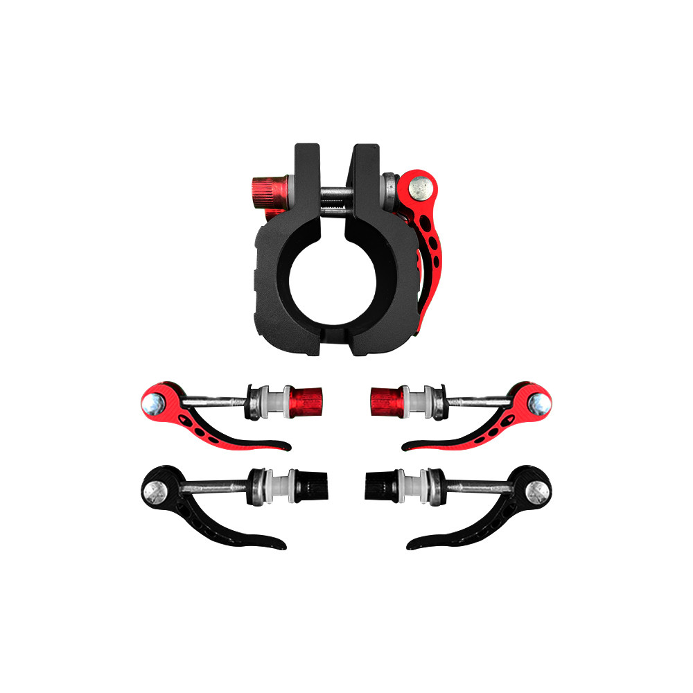 Reinforced clamp ring for steering column tightening Zero Dualtron - black color