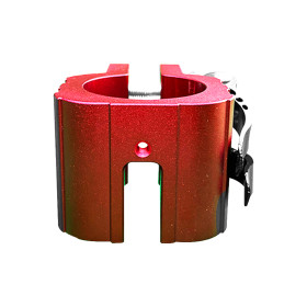 Reinforced clamp ring for Zero Dualtron fork tightening - red color