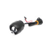 Luz LED y claxon delantero negro