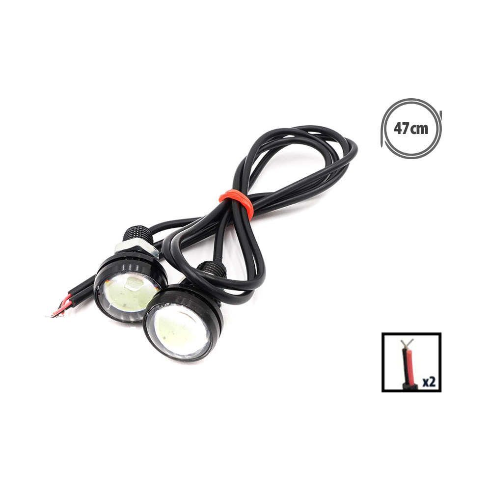 Polar blue LED traffic light X2 pcs