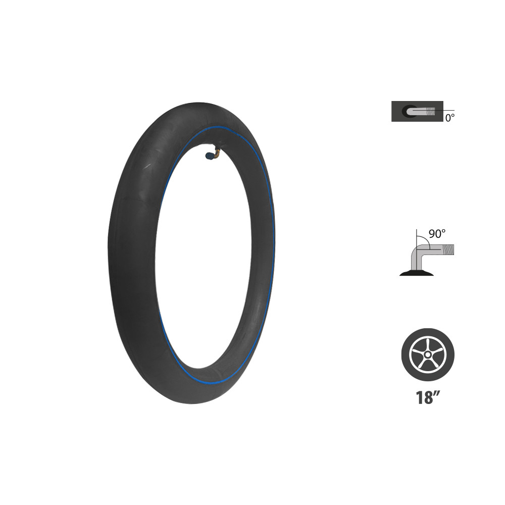 Inner tube 18x3.0 valve 0x90°