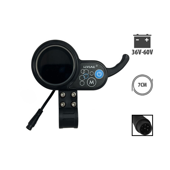 Kit controleur display câble Liviae 48v20A|Wattiz