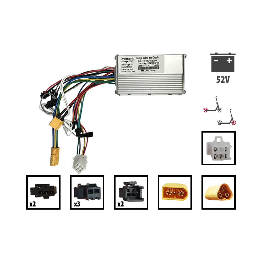Front or rear controller 52V for Z8X