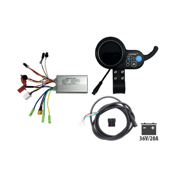 Kit controleur display câble Liviae 48v20A|Wattiz