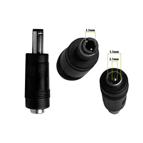 Adapterstecker für Ladegerät DC 5,5 2,1➡️2,5
