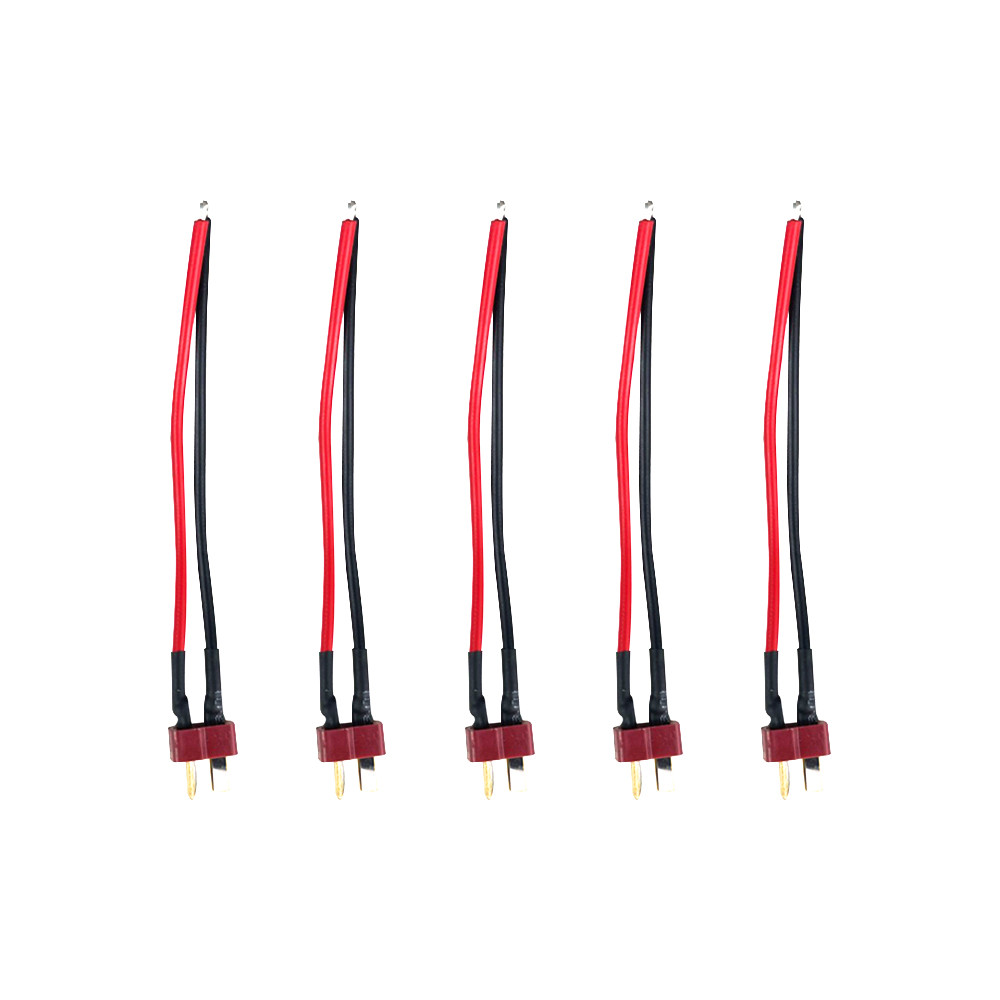 Enchufe en T tipo macho x5 uds