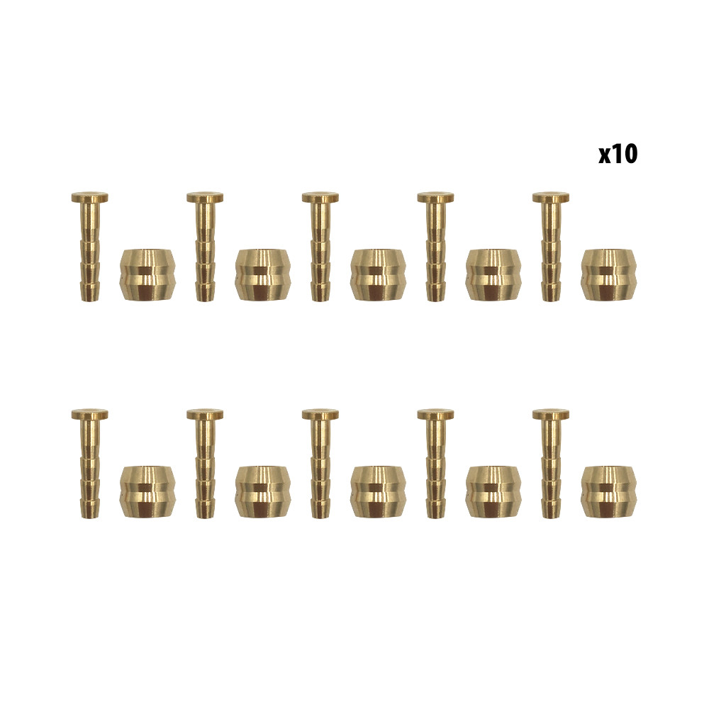 Pasadores y agujas de freno hidráulico NUTT (x10 juegos)