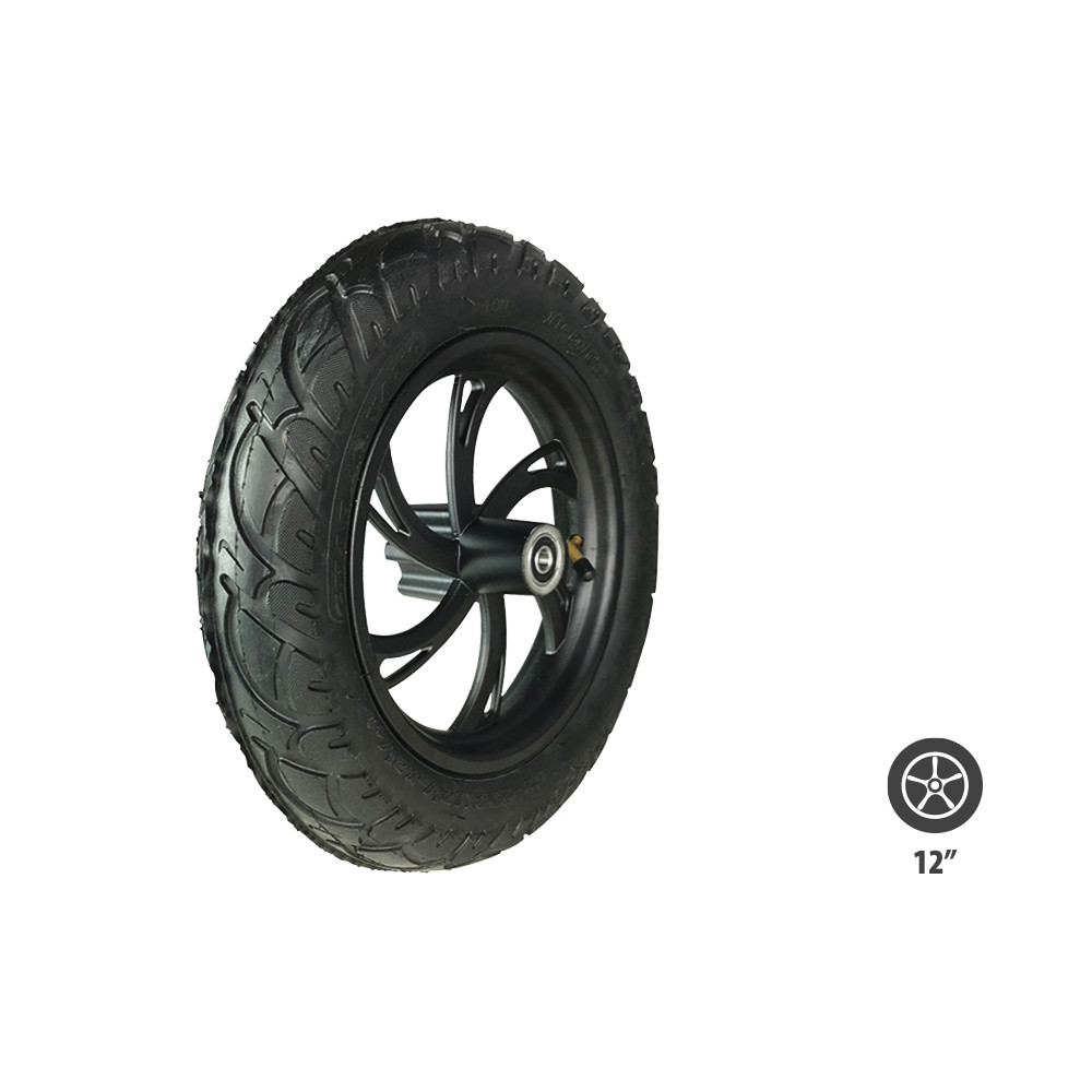 Complete wheel for balance bike 12 inches