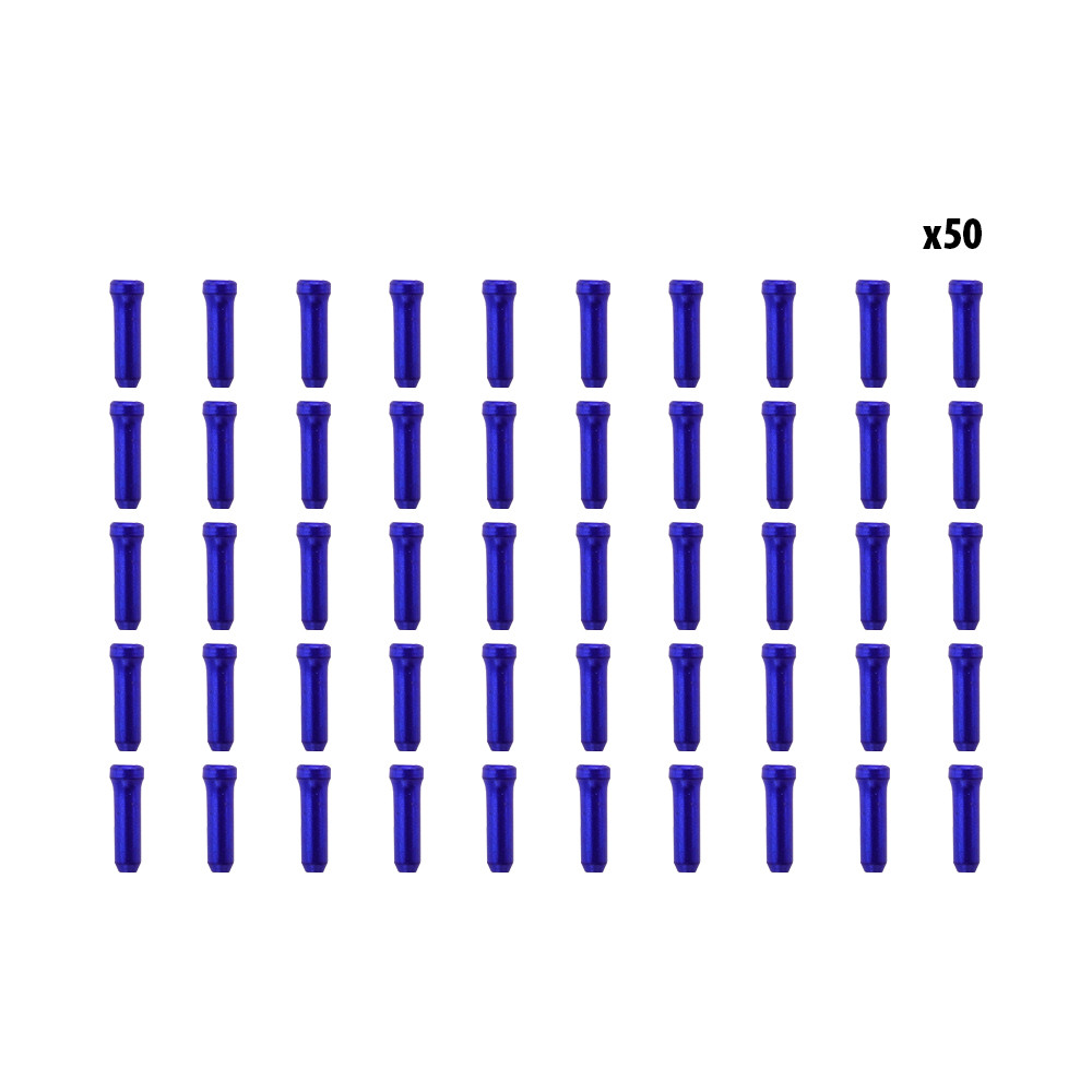 Cable stop x50 blue pieces for electric scooter - Wattiz