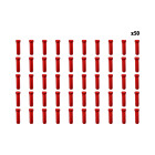 Boite arrets cables x50 pcs rouge pour trottinette électrique - Wattiz