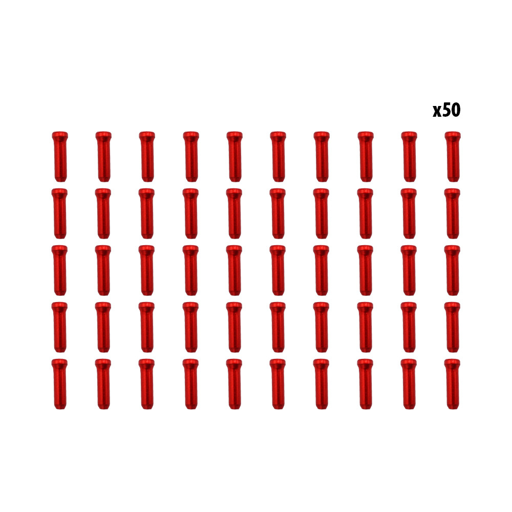 Cable stop box x50 red pieces for electric scooter - Wattiz