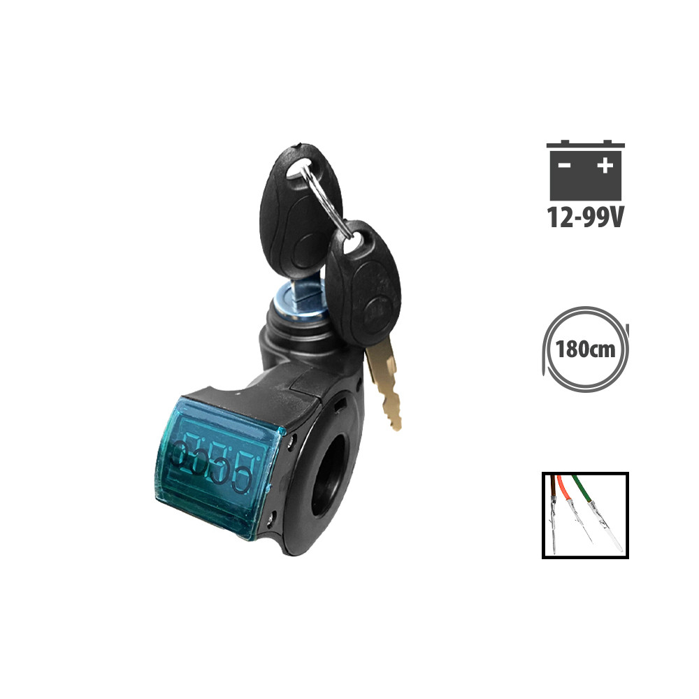 Interruptor de llave con visualización de voltaje