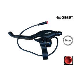 Poignée de frein gauche Nutt avec sonnette connecteur étanche 30cm pour trottinette électrique - wattiz