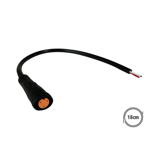 Connecteur étanche 3 pins femelle pour trottinette électrique - wattiz