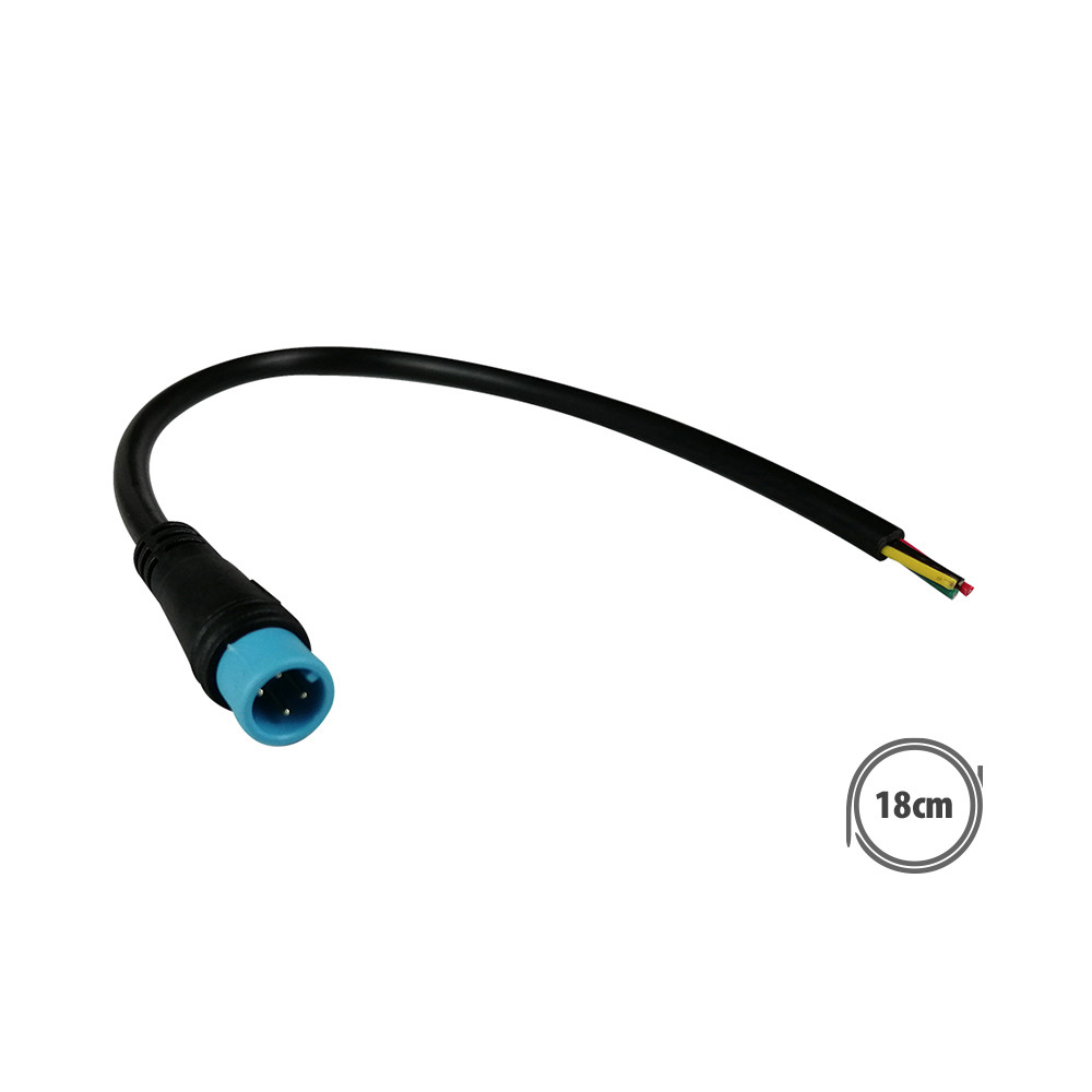 Waterproof 4-pin male connector