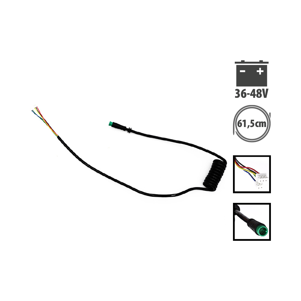 Conector de cable de datos impermeable Etwow 36/48V