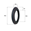 Gyro wheel tire 16x2.50
