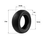 Pneu 90/65-6.5 Slick pour trottinette électrique - wattiz