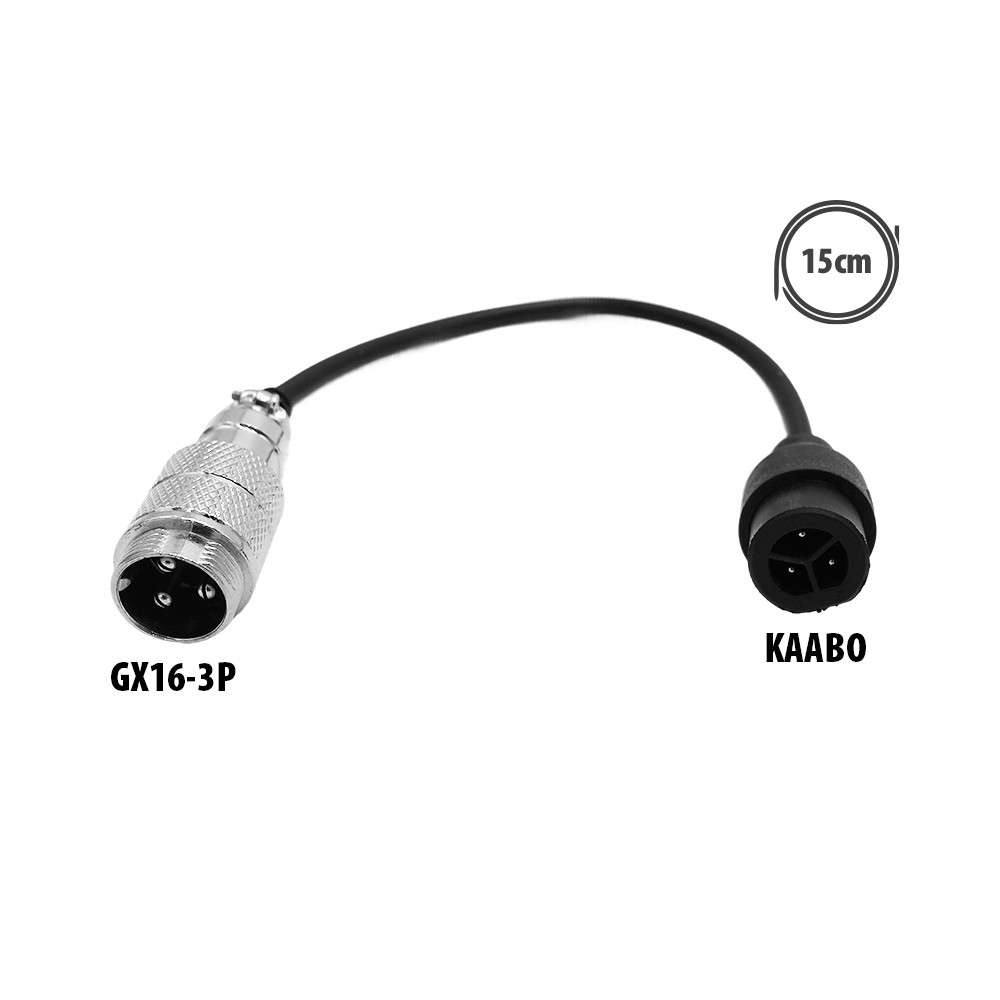 GX16 3P to Kaabo adapter