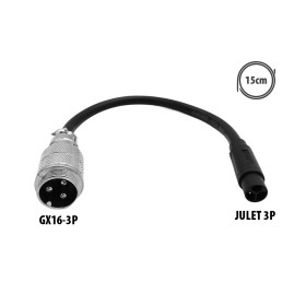 Adaptateur GX16-3P vers Julet 3P pour trottinette électrique - Wattiz