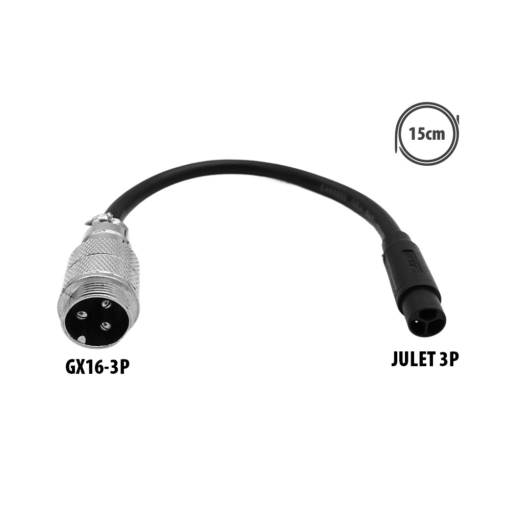 Adapter GX16-3P auf Julet 3P