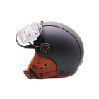 Casque JET FRV vert mat caméléon pour trottinette électrique - Wattiz