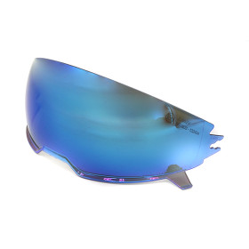 Visiere casque STREET Revo Bleu pour trottinette électrique - Wattiz