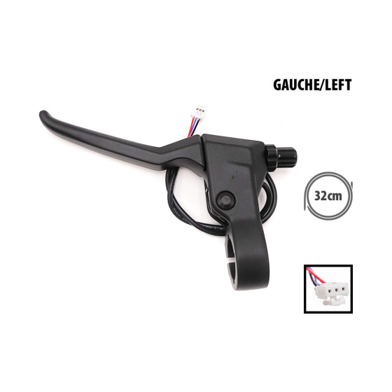 Poignée frein gauche Ninebot Max G3 pour trottinette électrique - Wattiz