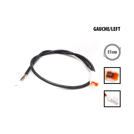 Cable clignotant gauche Ninebot Max G3 pour trottinette électrique - Wattiz