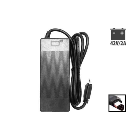 Chargeur batteries Joycube Phylion 5 pins Trapeze 42V 2A pour trottinette électrique - Wattiz