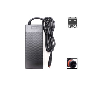Chargeur batterie Nakamura 3 pins 42V 2A pour trottinette électrique - Wattiz