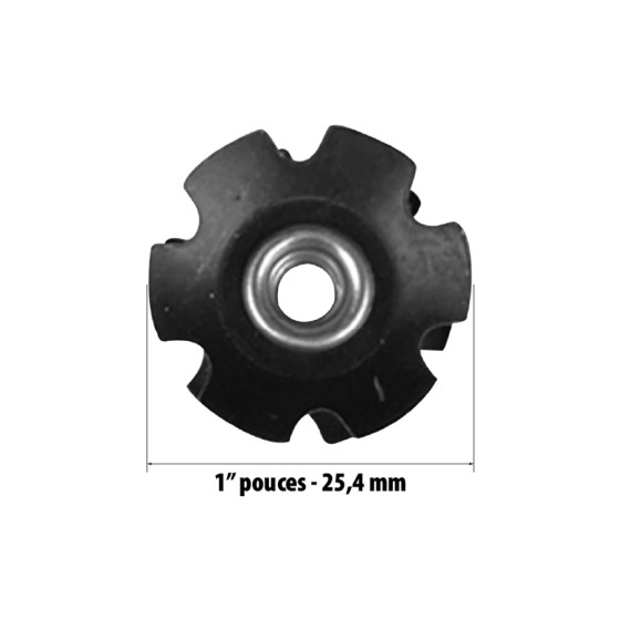 Écrou étoile en acier X2 pcs pour trottinette électrique - wattiz