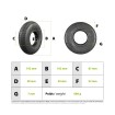 200x50 Solid Tire - 94mm Diameter