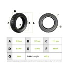 Pneu 8.5x3.0 semi off road Vsett 8 & 9 renforcé pour trottinette électrique - wattiz