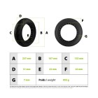 Pneu plein 10x2,125 Ninebot série F pour trottinette électrique - Wattiz