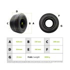 Pneu Citycoco 225/55-8 pour trottinette électrique - wattiz