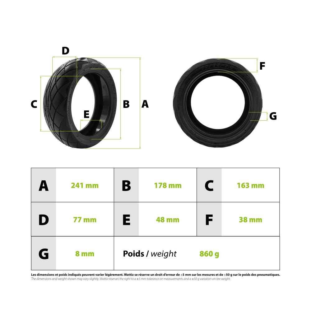 70/65-6.5 Anti-Puncture Gel tyre Chaoyang
