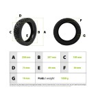 Pneu 70/60-7,5 Ninebot ZT3 Pro + gel anticrevaison pour trottinette électrique - Wattiz