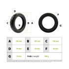 Pneu 250x54 tubeless + gel anti-crevaison Xiaomi Scooter 4 pour trottinette électrique - Wattiz