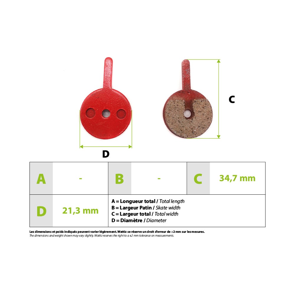 Speedway and Dualtron brake pads