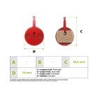 Plaquettes de freins SpeedTrott RS800/1600 02B pour trottinette électrique - wattiz