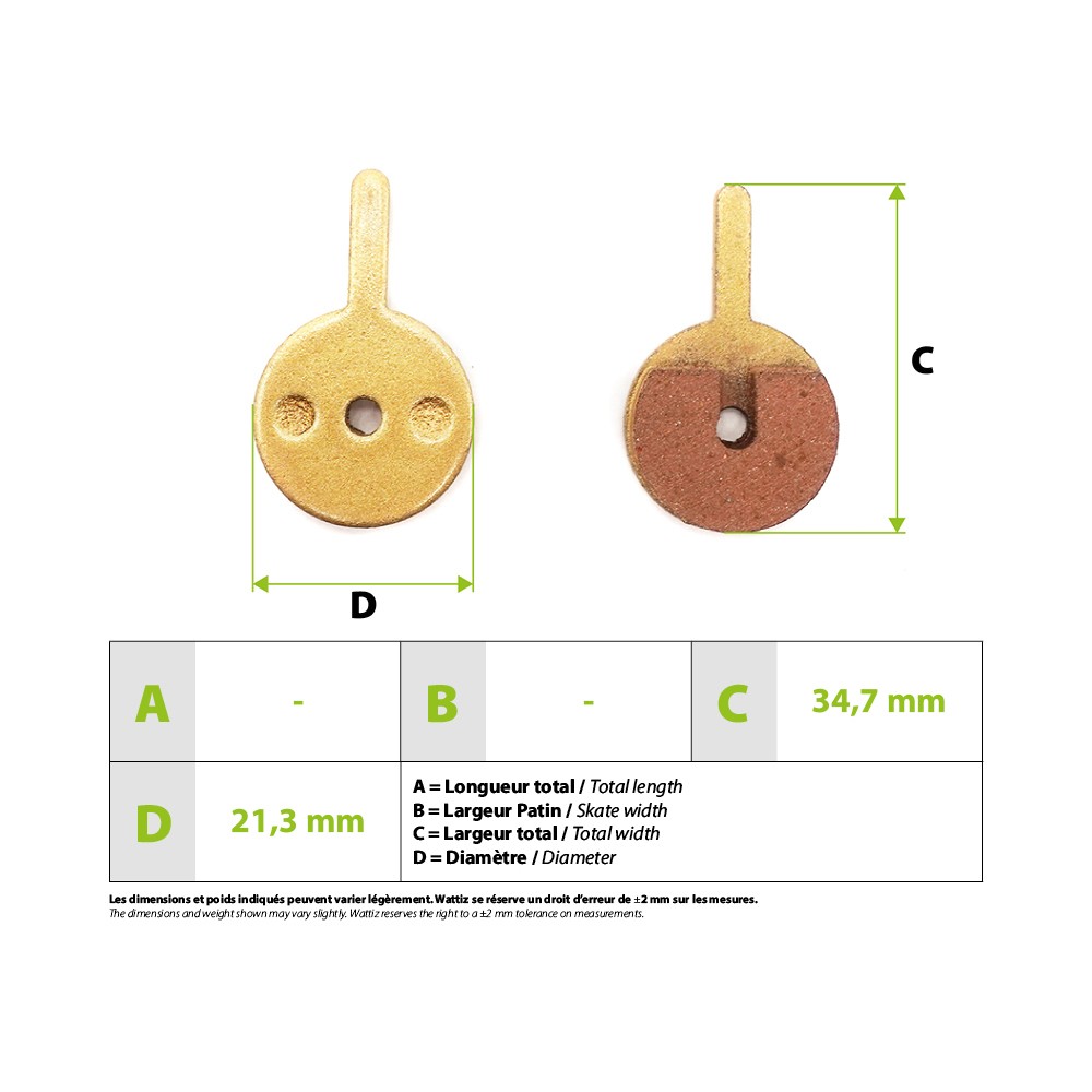 Speedway and Dualtron Metallic Brake Pads