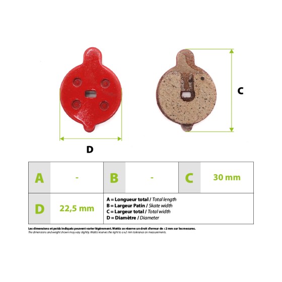 Plaquettes de freins Niu Kqi2 Kqi3 pour trottinette électrique - wattiz