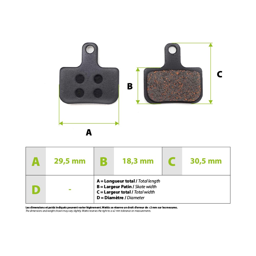 Bremsbeläge SRAM DB1 DB3 DB5