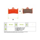 Plaquettes de freins Hope Tech V4 ceramique pour trottinette électrique - wattiz